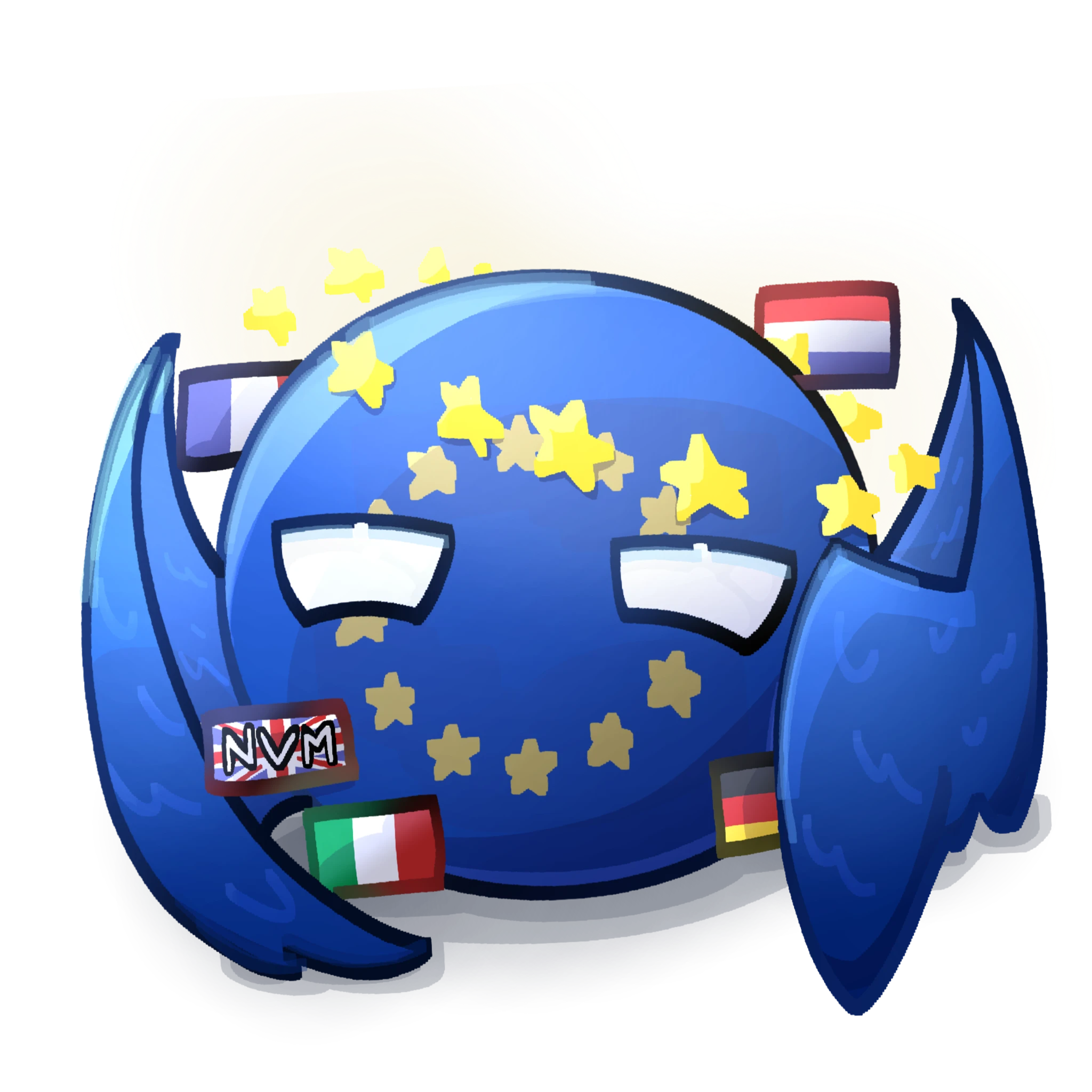 European union character sprite